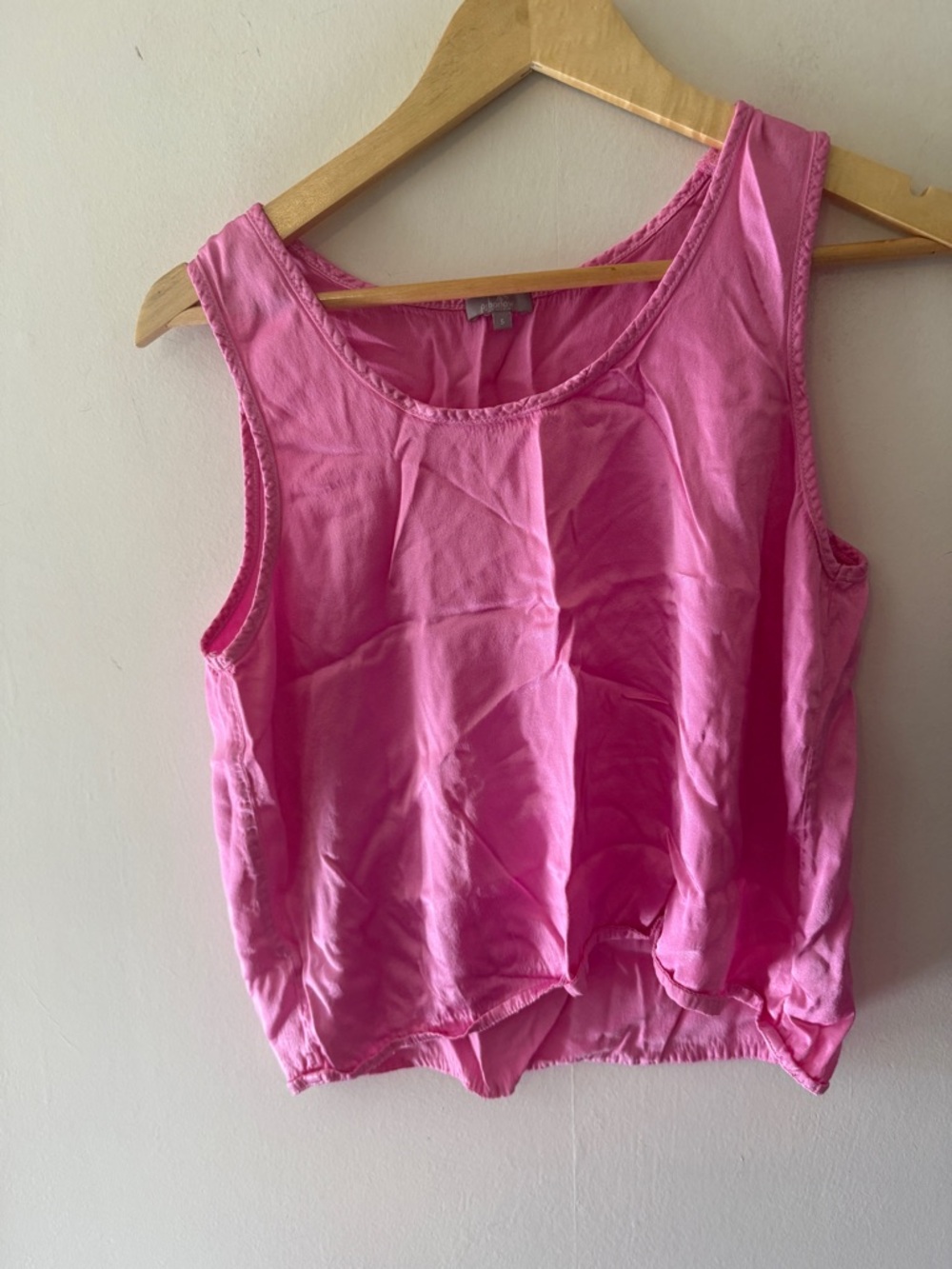 PJ HARLOW 3 pc set PINK Relaxed Wide-Leg Pants, tank and short sleeve top BUNDLE - Picture 10 of 10